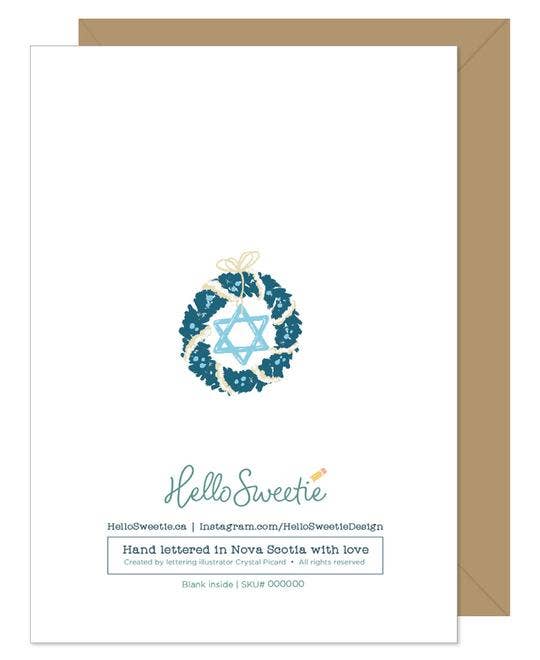 Hello Sweetie - Light in the window Hanukkah
