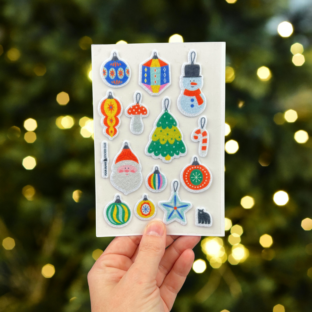 Four Bears Sticker Club - Fuzzy and Bright