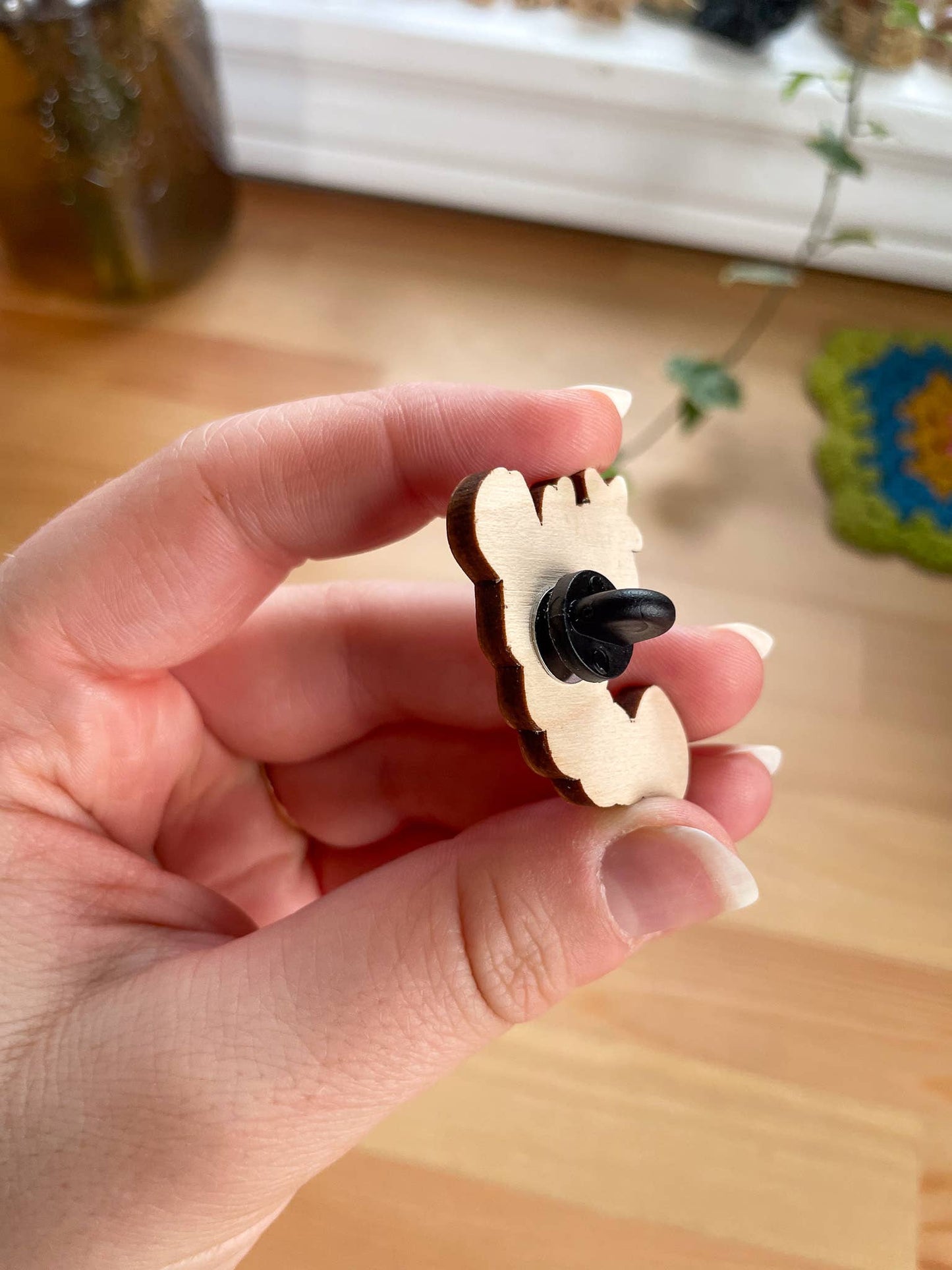 Leah Bees Creations - Lobster - Wooden Pin