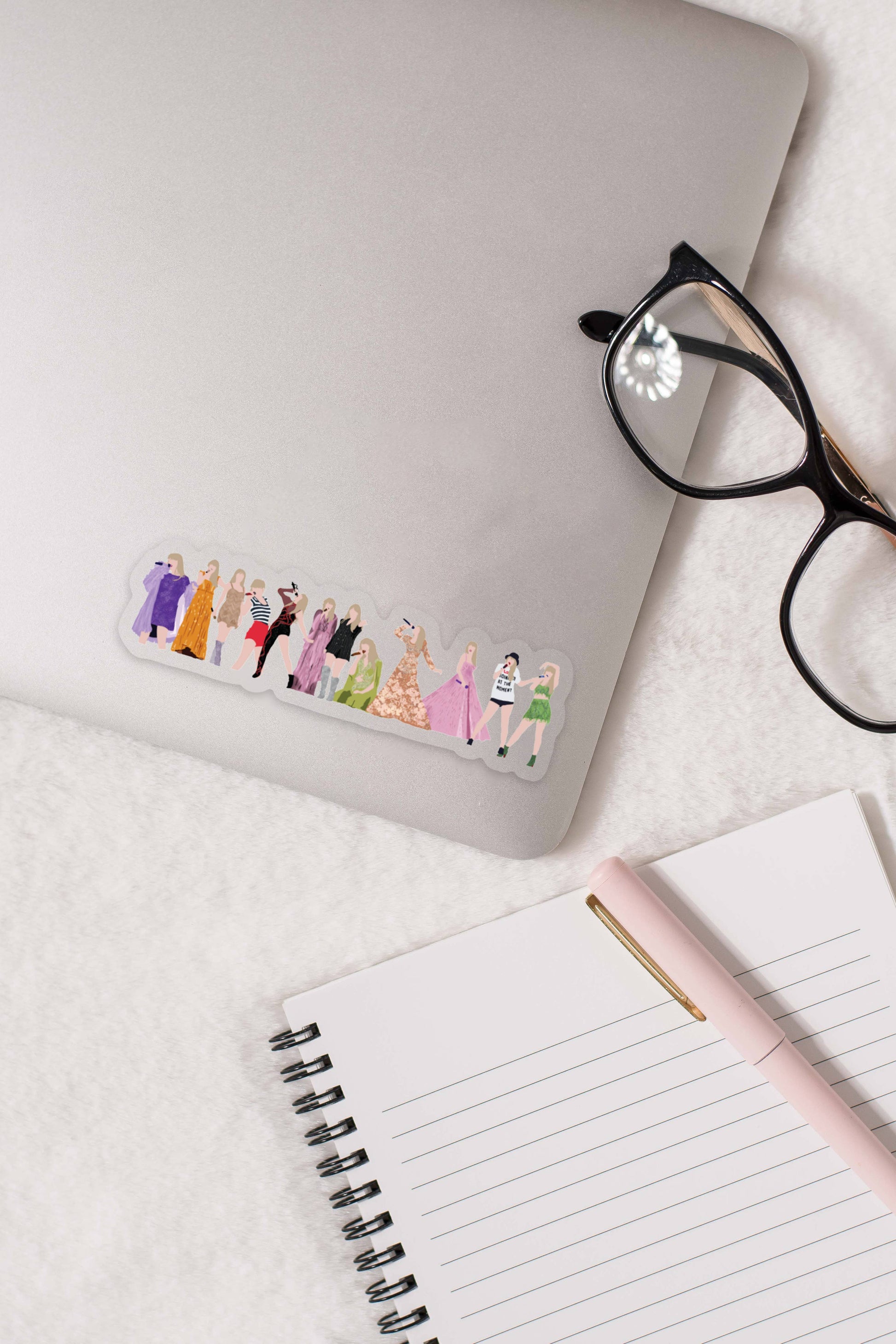 Jaybee Design - Taylor Era Tour Clear Vinyl Sticker` - Agricola Street Books