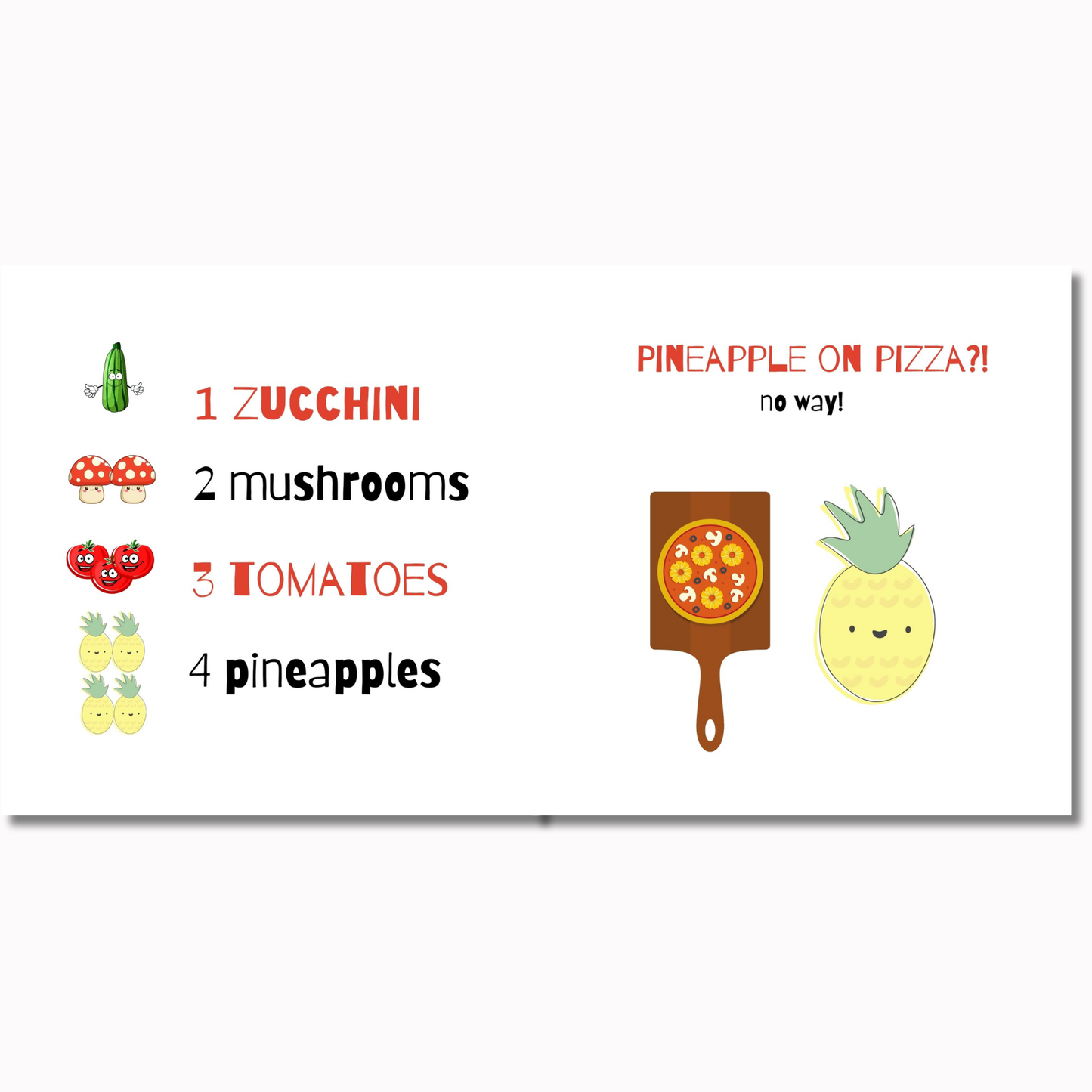 Doodle Paw Press - Hello Pizza! A Board Book For Little Foodies - Agricola Street Books