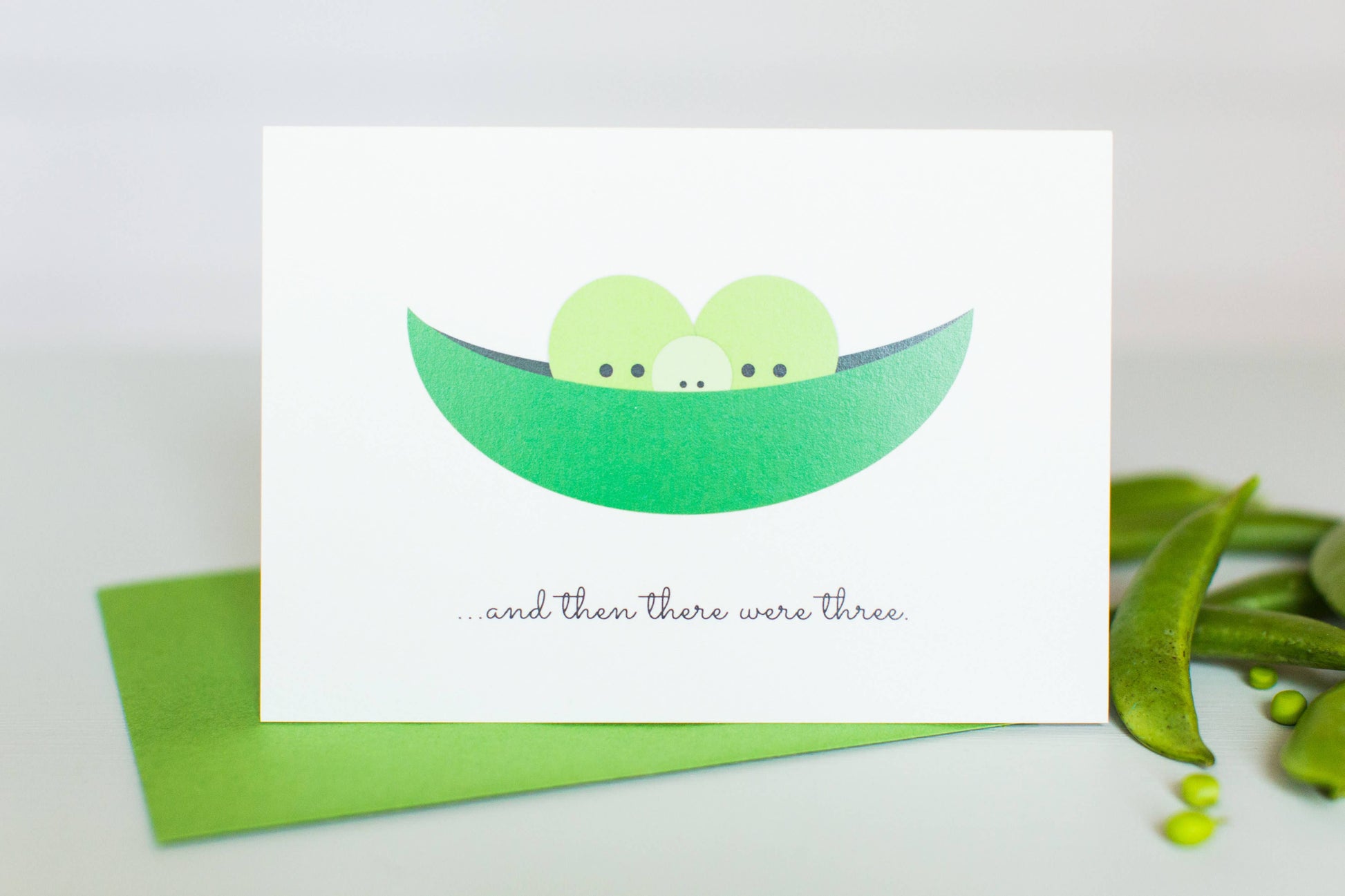 Paper Hearts™ - And Then There Were Three | Greeting Card - Agricola Street Books