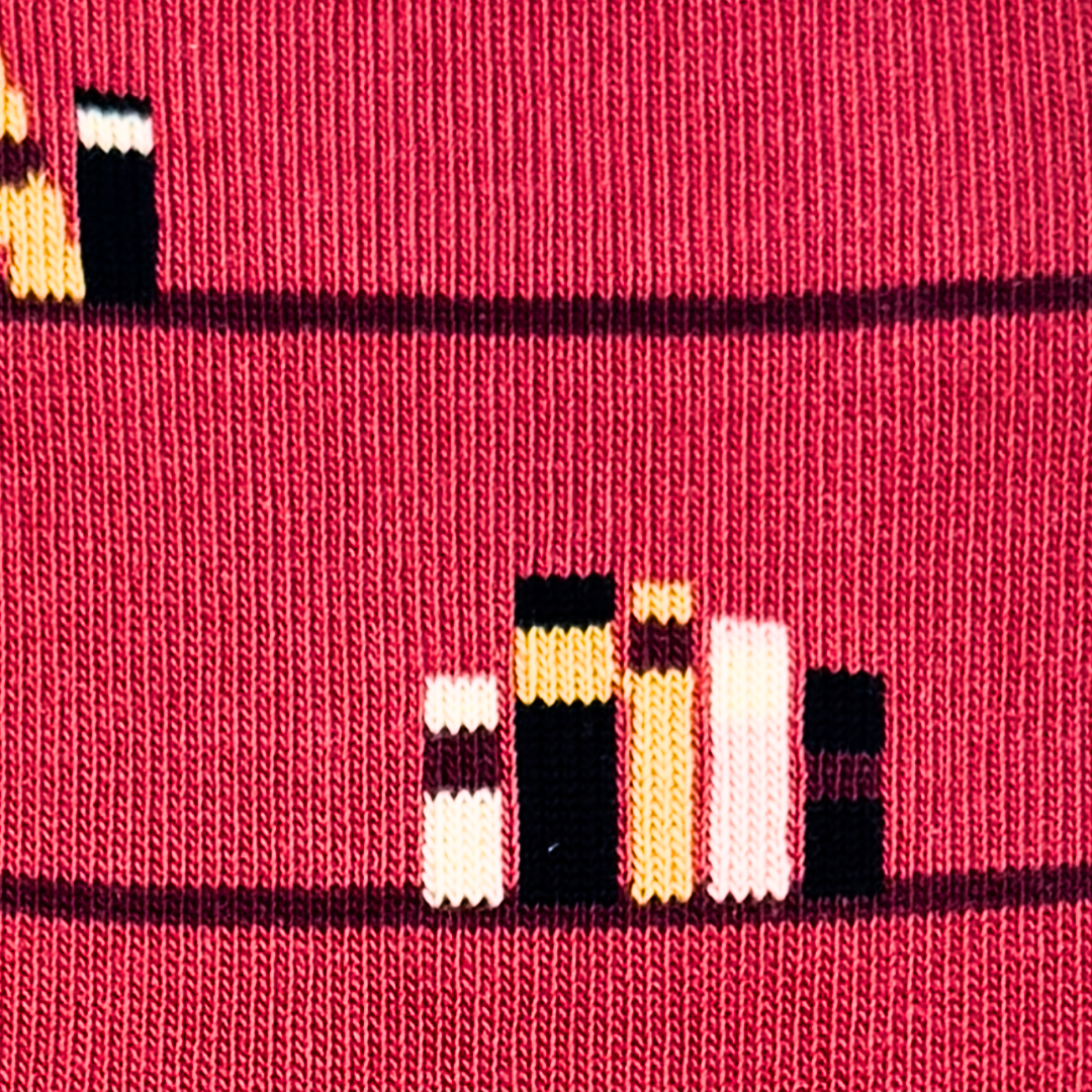Friday Sock Co. - Women's Library Crew Socks - Book Lover Book Club Gift