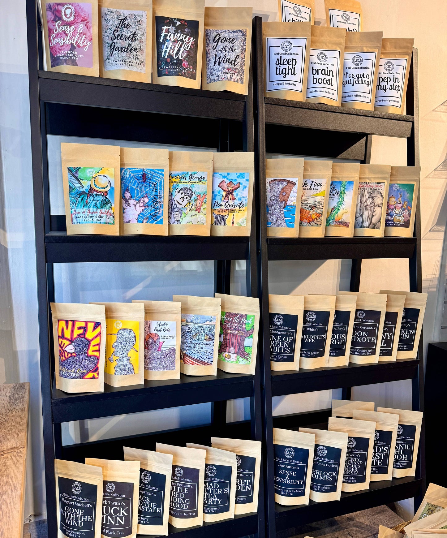 NovelTea Bookstore & Gifts - Inspiré par Orgueil et Préjugés - Thé noir Earl Grey