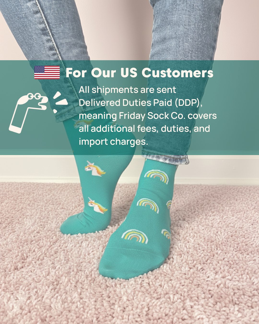 Friday Sock Co. - Women's Underwater Scene Crew Socks - Marine Design