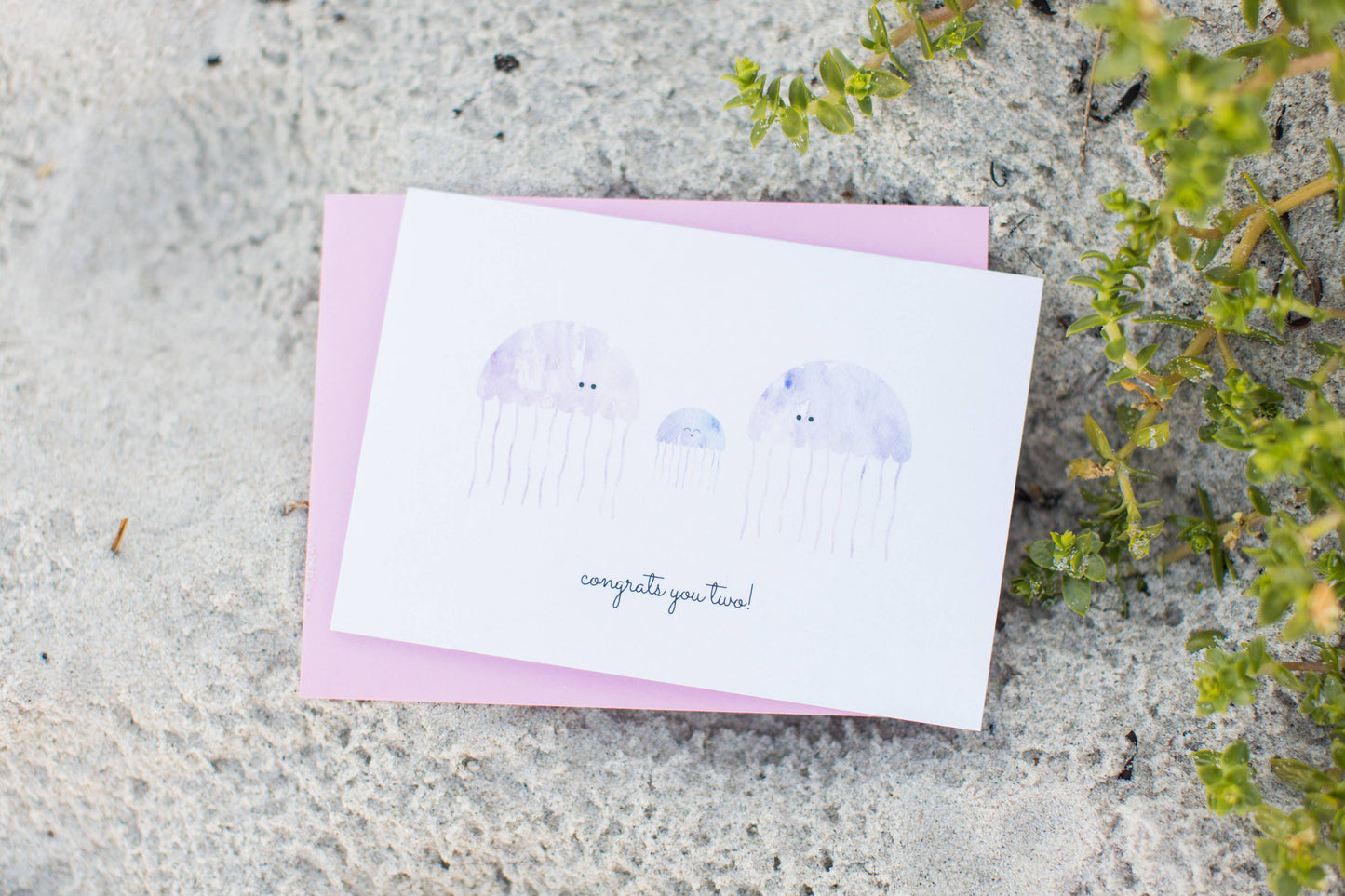 Paper Hearts™ - Congrats You Two | Greeting Card - Agricola Street Books
