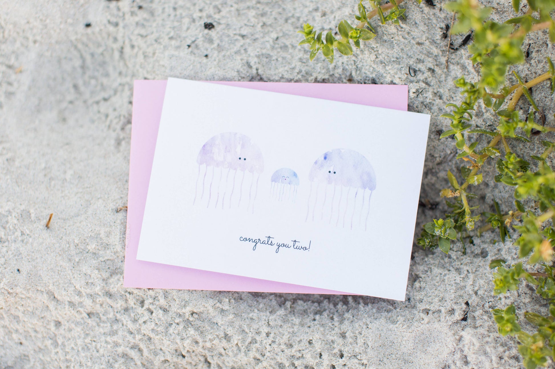 Paper Hearts™ - Congrats You Two | Greeting Card - Agricola Street Books