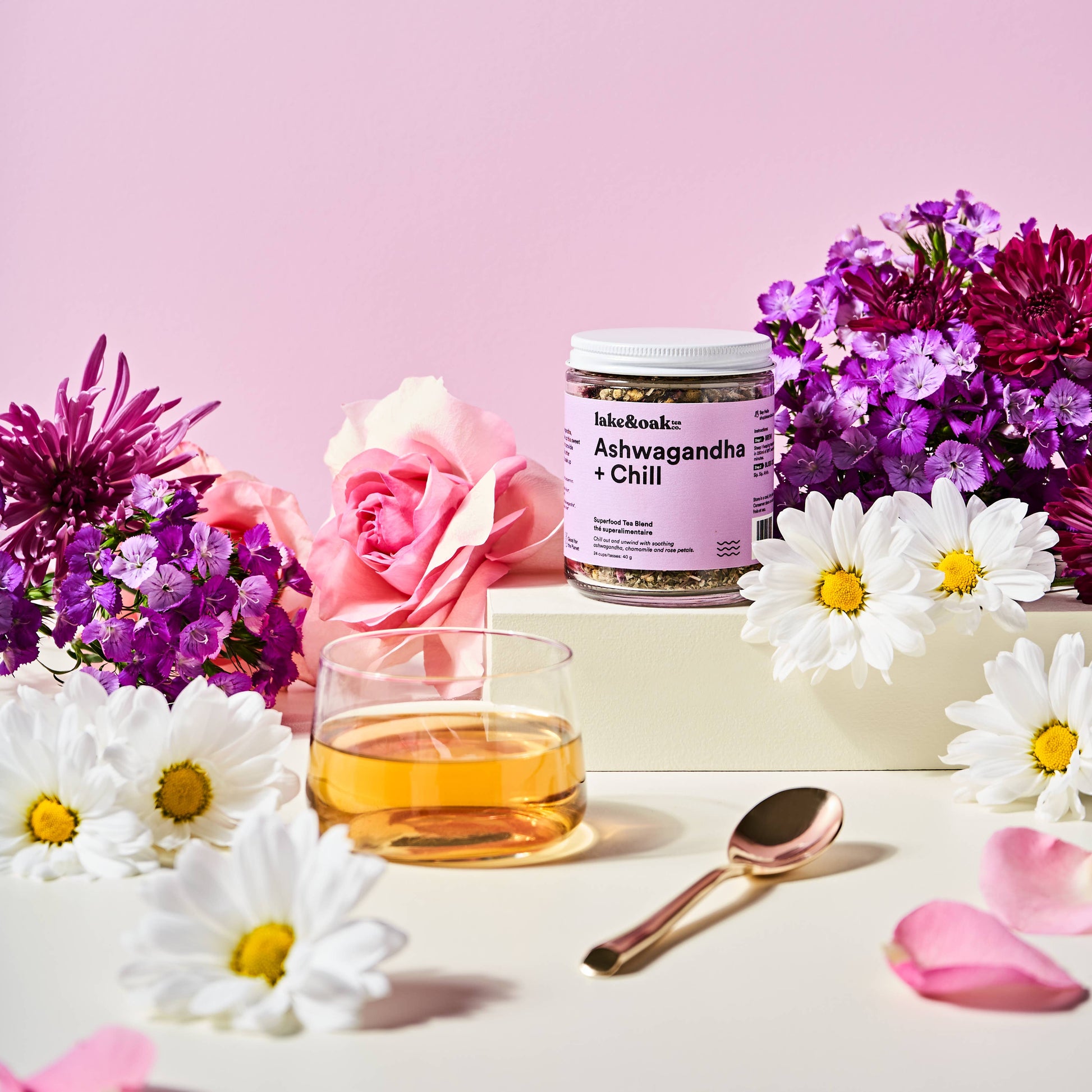 Lake & Oak Tea Co. - Ashwagandha + Chill - Agricola Street Books