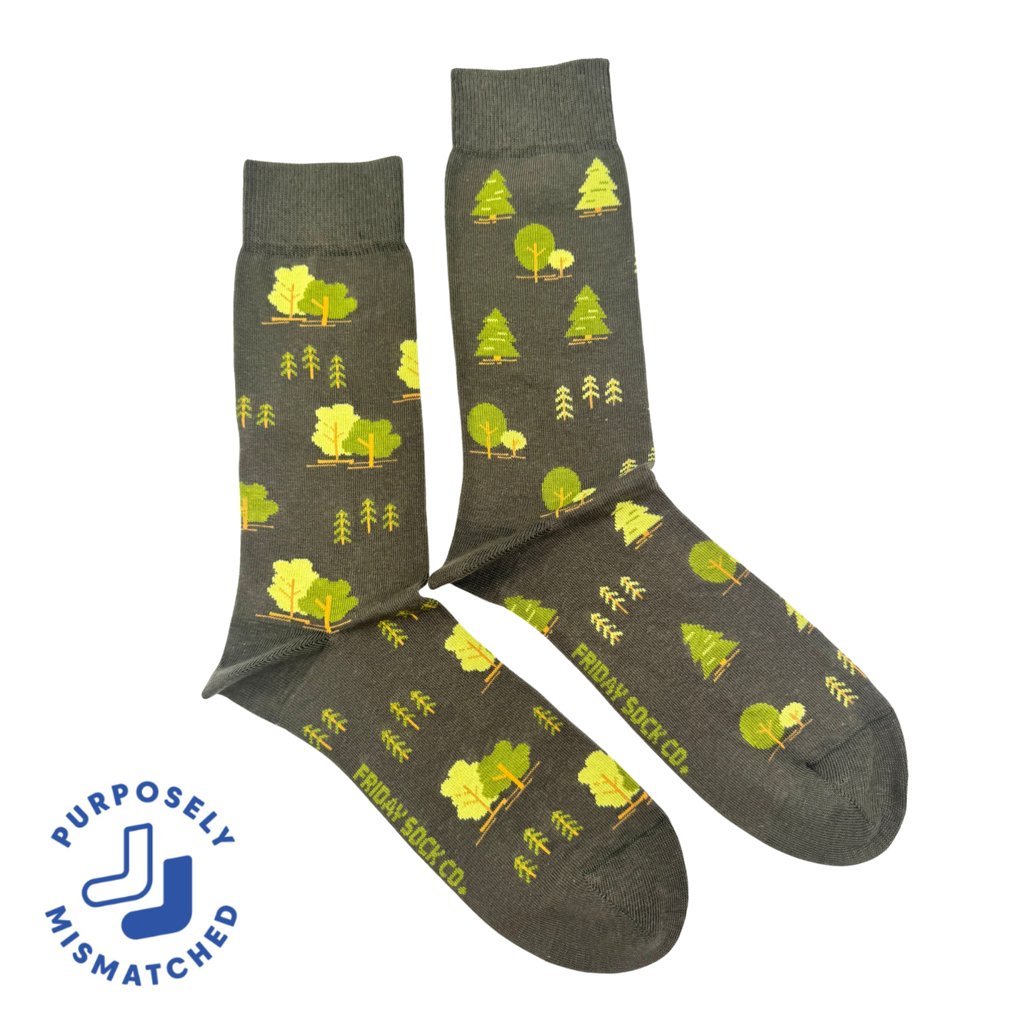 Friday Sock Co. - Women’s Trees This Did Good Mismatched Socks, Socks Give Back