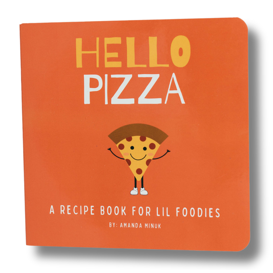 Doodle Paw Press - Hello Pizza! A Board Book For Little Foodies - Agricola Street Books