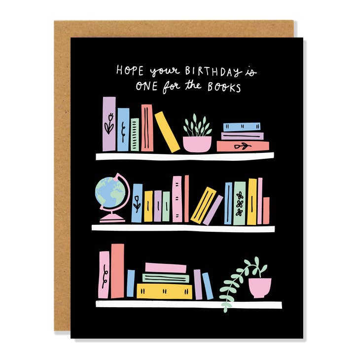Badger & Burke - One for the Books - Birthday Card - Agricola Street Books