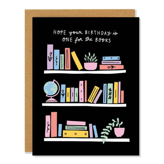 Badger & Burke - One for the Books - Birthday Card - Agricola Street Books
