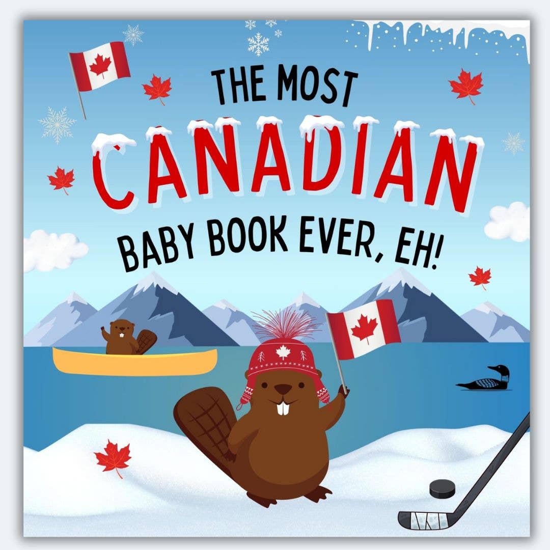Doodle Paw Press - The Most Canadian Baby Book Ever Eh! Canada Theme Baby Book - Agricola Street Books