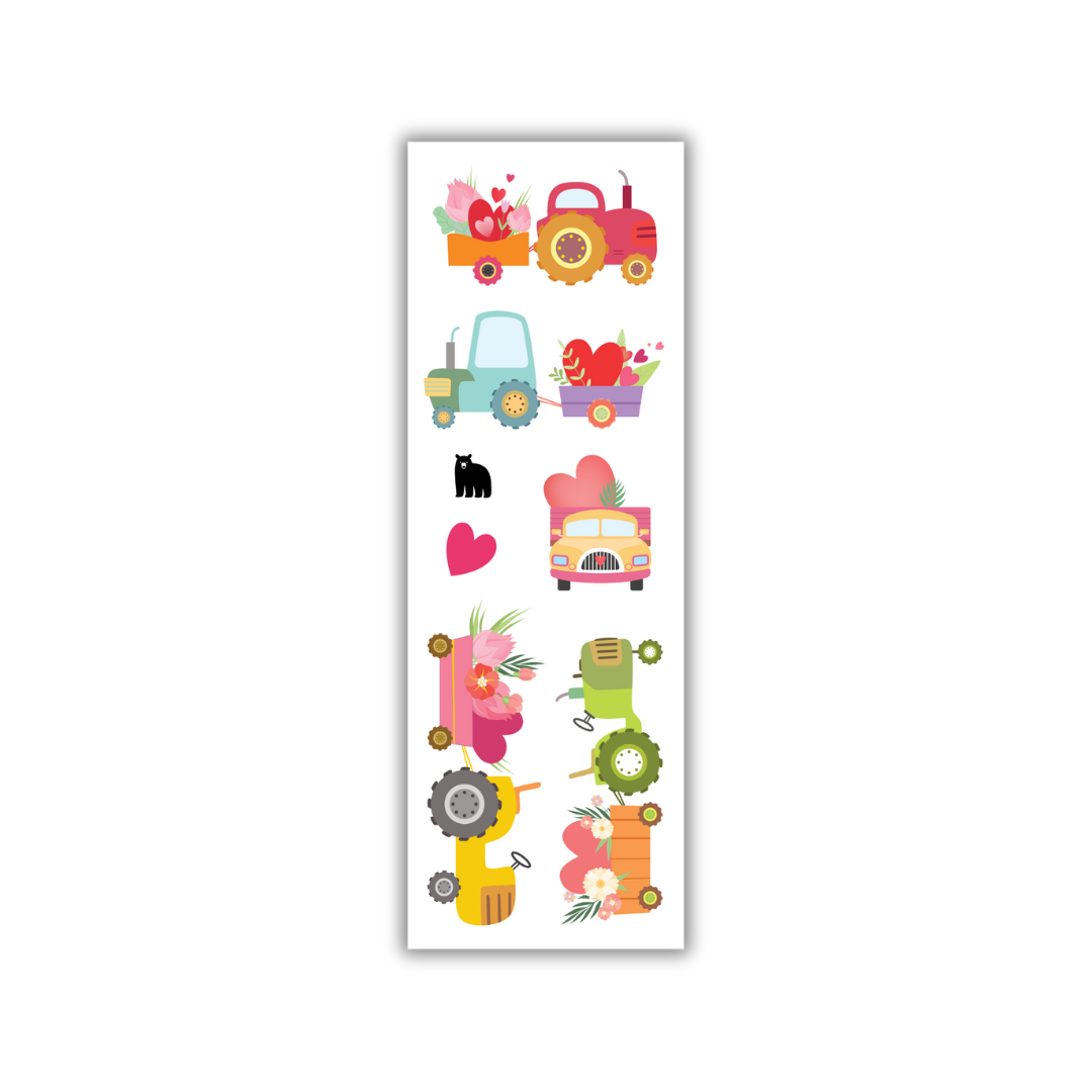 Four Bears Sticker Club - Love Tractors
