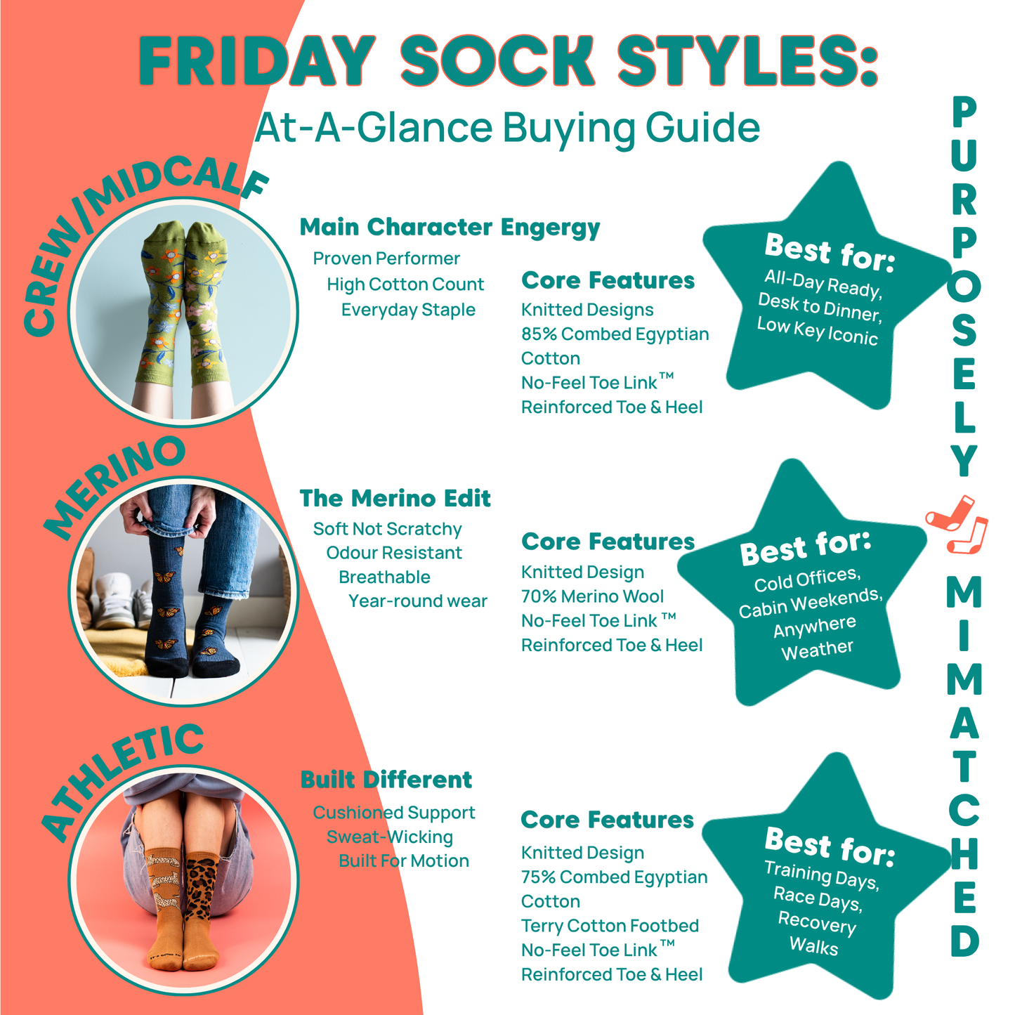 Friday Sock Co. - Women's Underwater Scene Crew Socks - Marine Design