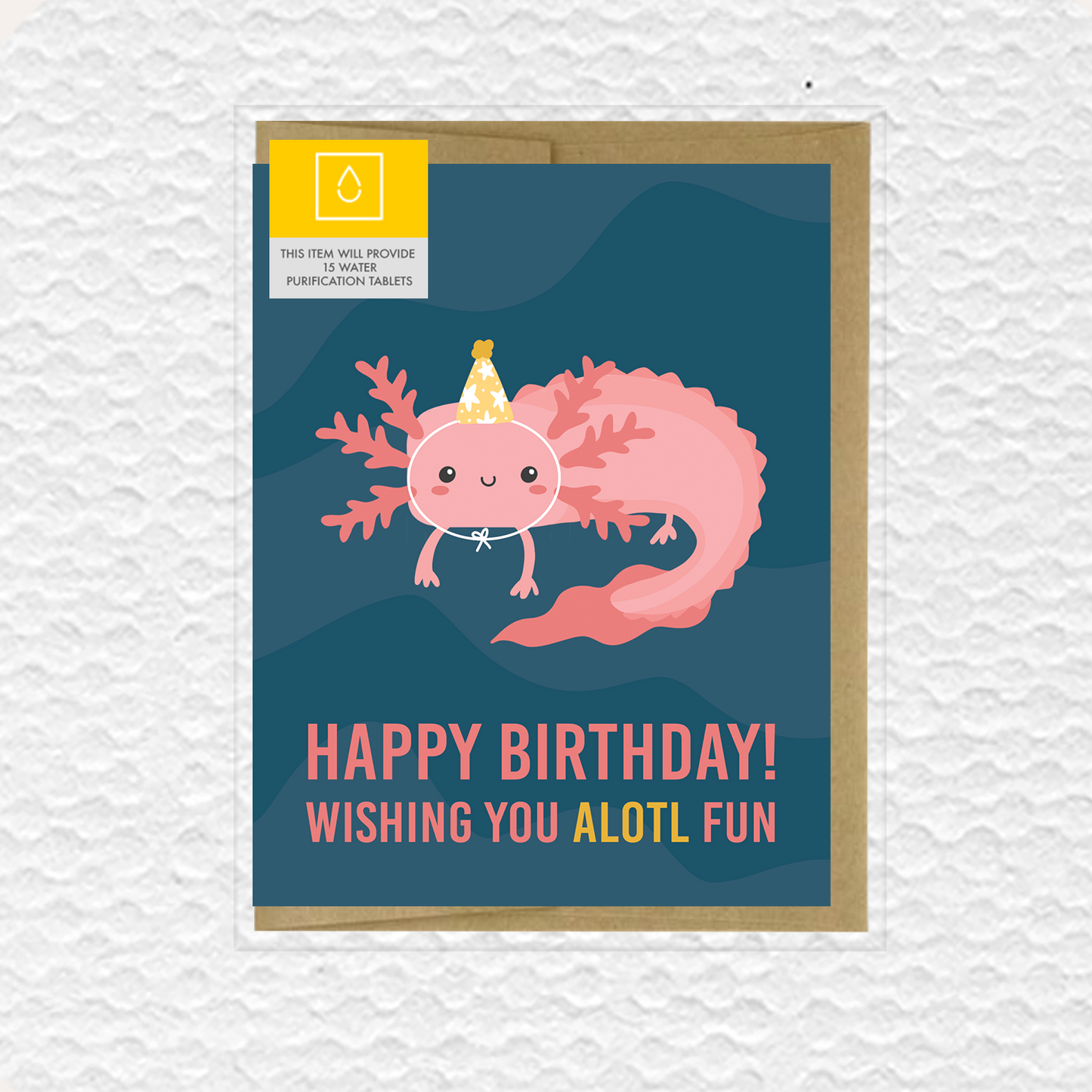 IMPAPER - Alotl Fun Birthday Card