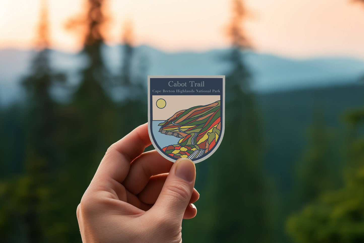 Bygone Art Project - Cabot Trail Sticker & Magnet | Cape Breton Highlands