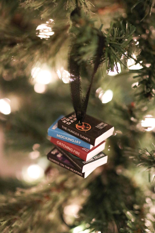 The Sticker Shop - Hunger Games Mini Book Stack Ornament