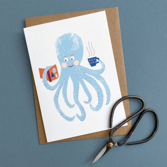 Kautzi - Greeting Card Octopus