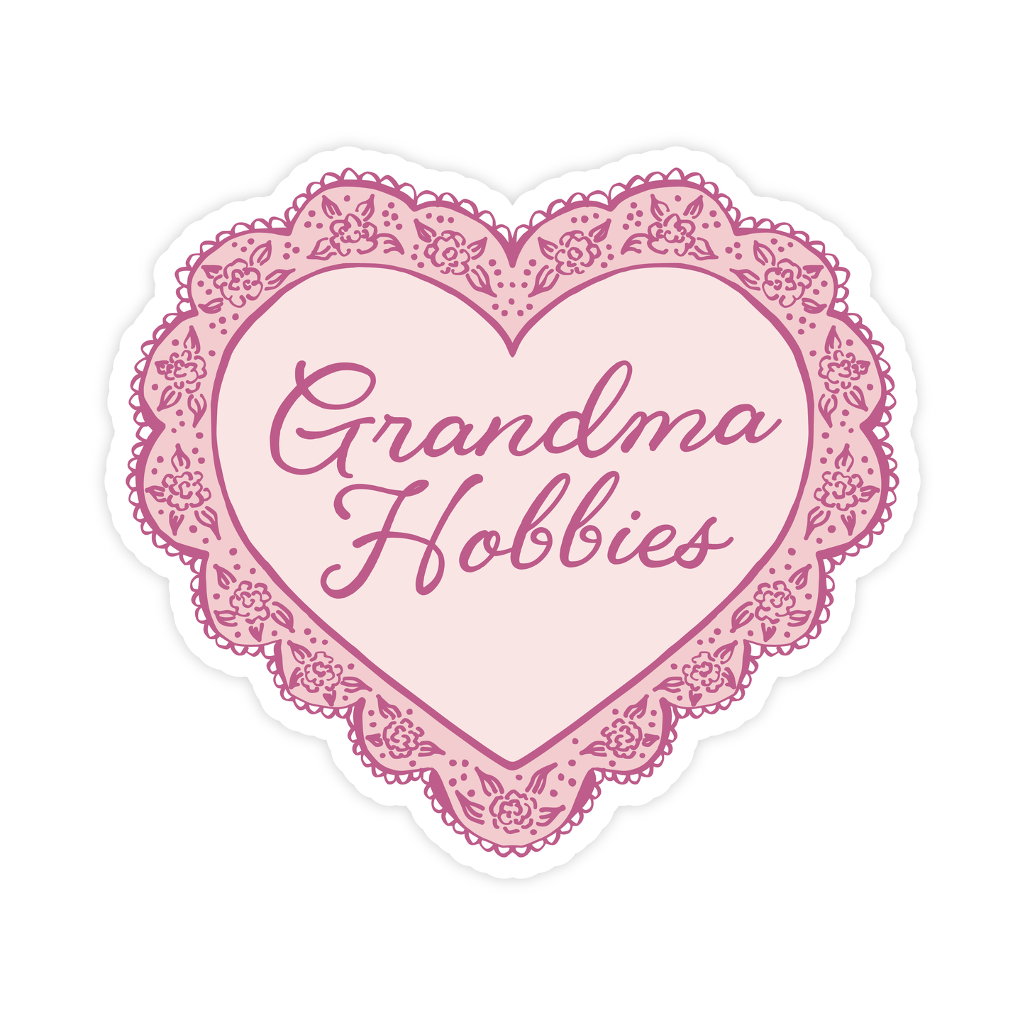 Pretty by Her - Grandma Hobbies Sticker