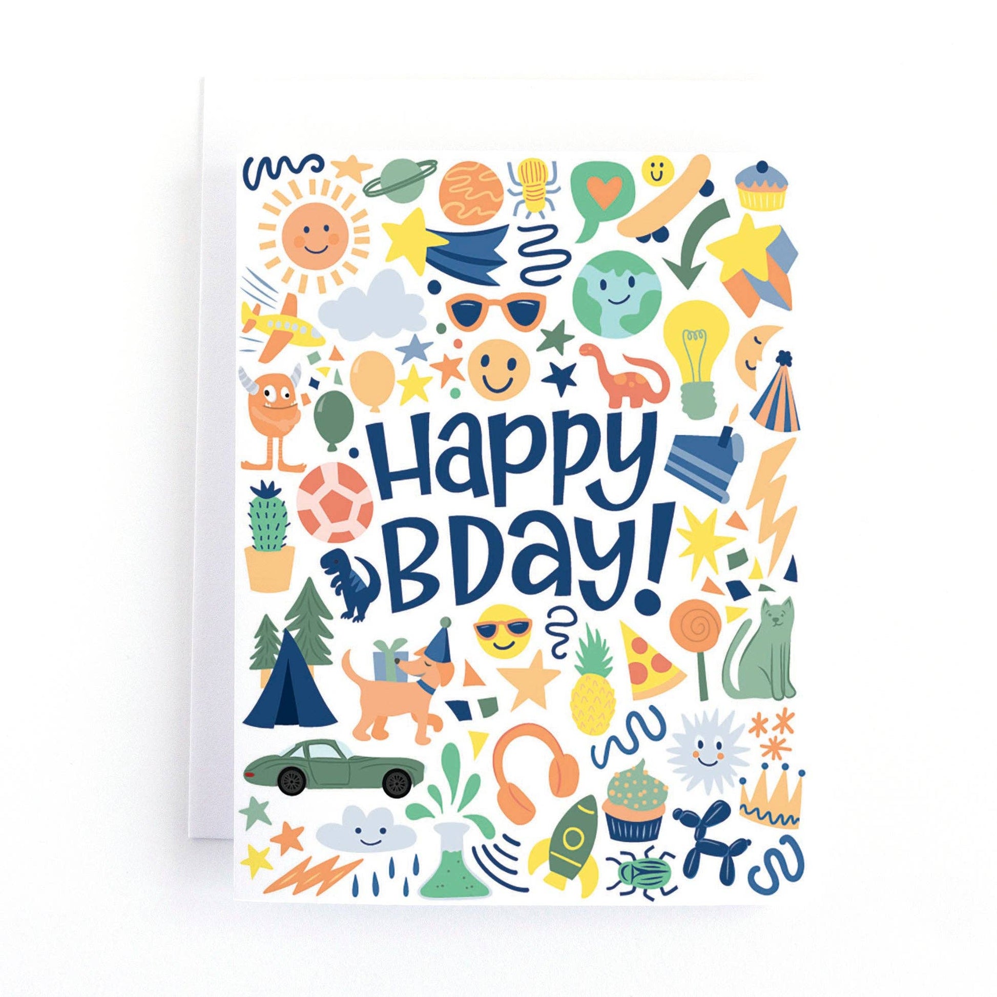 Pedaller Designs - Eye Spy Birthday Card for Kids - Agricola Street Books
