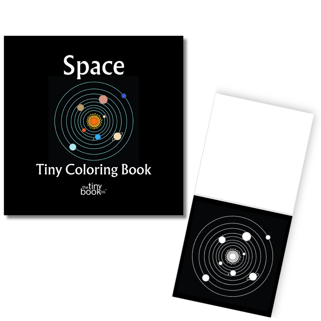 The Tiny Book Co. ™ - Space Tiny Coloring Book