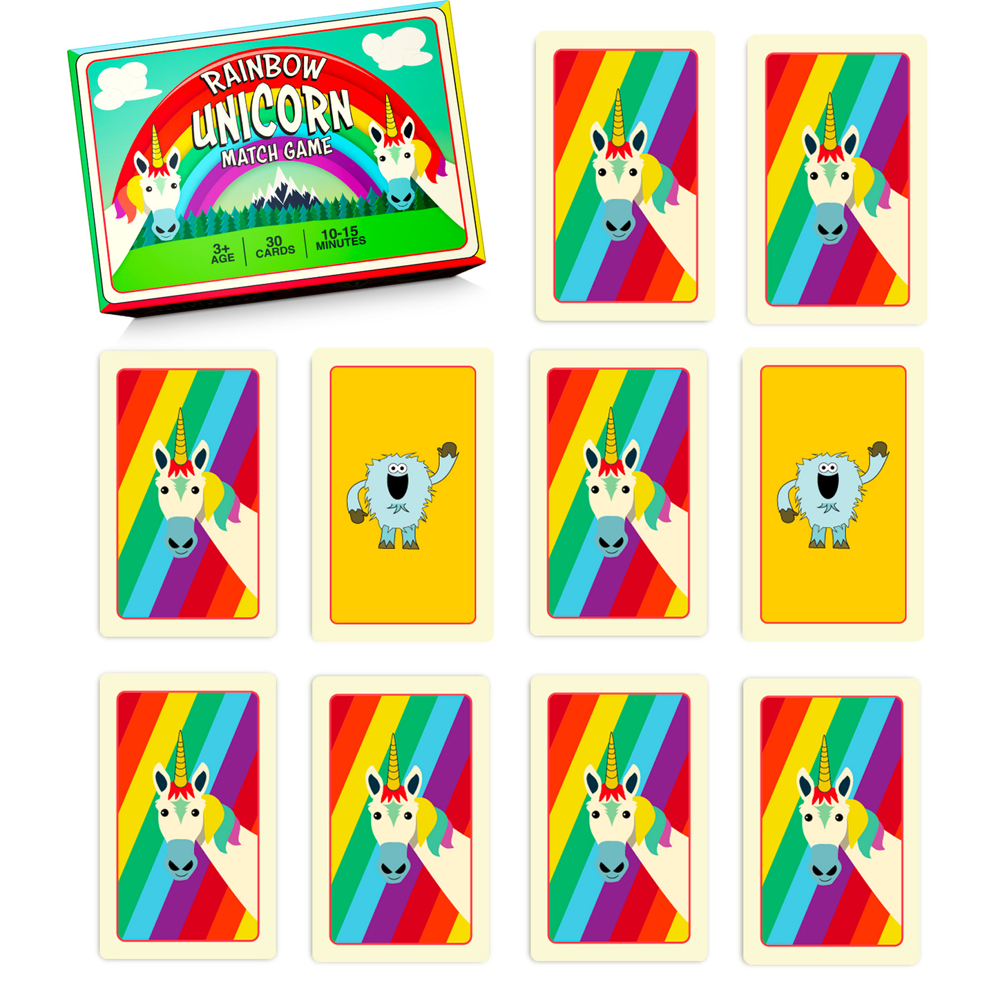 Raincorn Games - Rainbow Unicorn Match Game