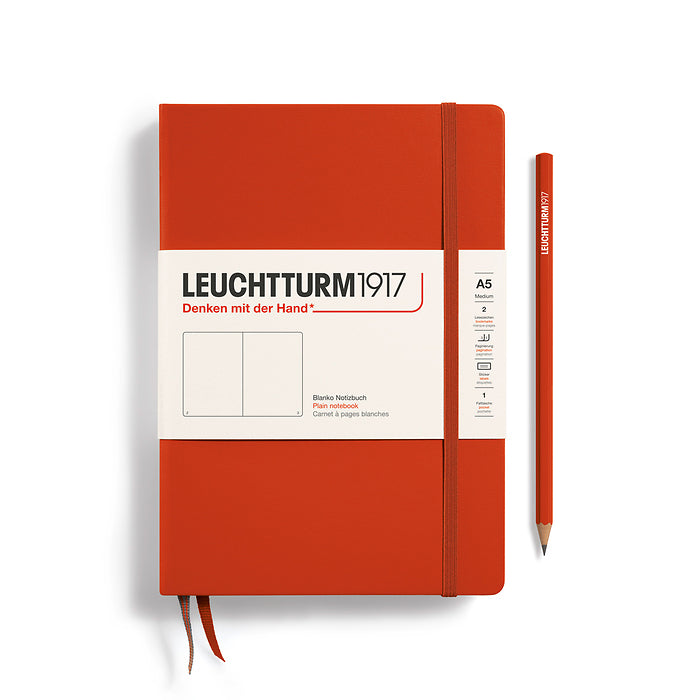 Leuchtturm1917 A5 Hardcover Notebooks Fox Red - Agricola Street Books