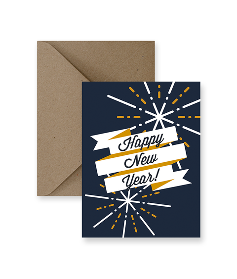IMPAPER - Happy New Year! Greeting Card - Agricola Street Books