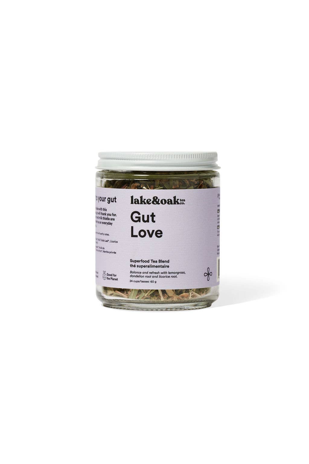 Lake & Oak Tea Co. - Gut Love - Superfood Tea - Agricola Street Books