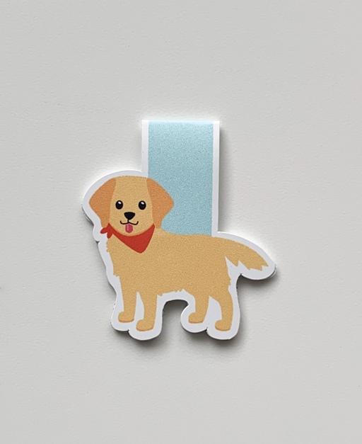 IMPAPER - Golden Retriever Magnetic Bookmark - Agricola Street Books