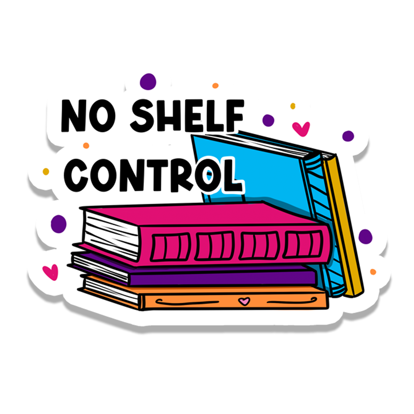 Rebel and Siren - No Shelf Control Book Vinyl Sticker | 3.2" - Agricola Street Books