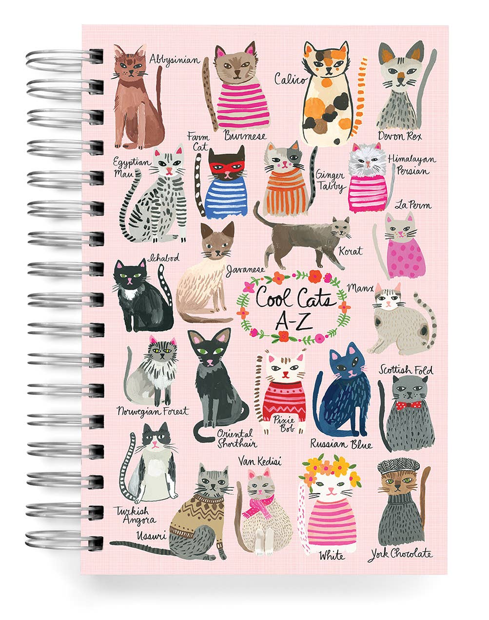 ecojot - Cool Cats A-Z Journal - Agricola Street Books
