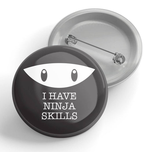 Black River Letterpress & Paper Co. - I Have Ninja Skills Button