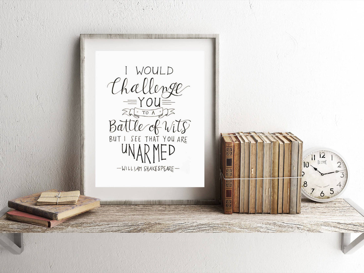 Fox and Wild - I Would Challenge You To A Battle of Wits 8 x 10 Print