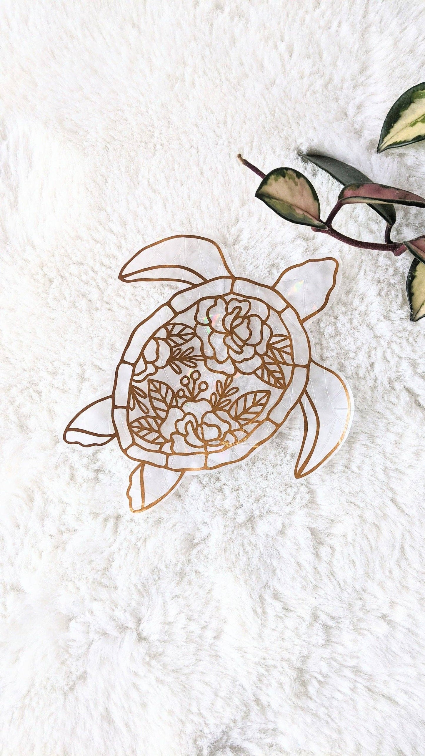 Prismatic Kitty - Sea Turtle Suncatcher