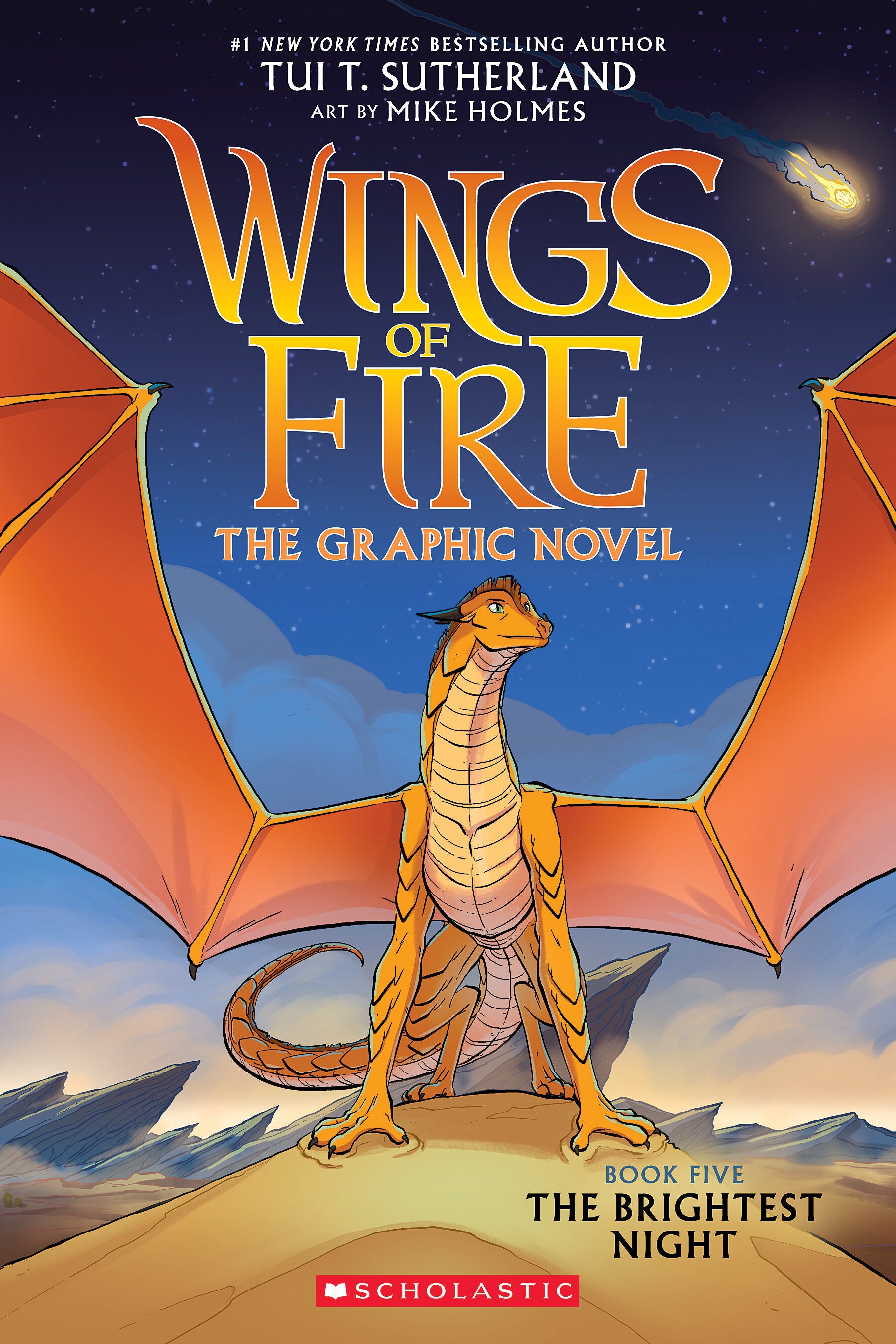 The Brightest Night (Wings of Fire Graphic Novel #5) - Agricola Street Books
