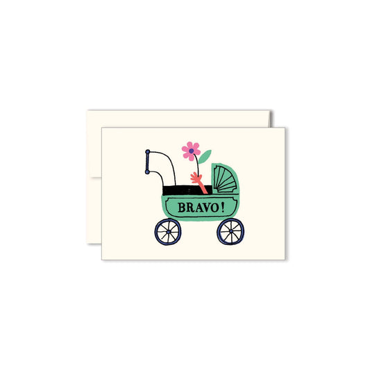 Paperole - STROLLER — Miniature Greeting Card - Agricola Street Books
