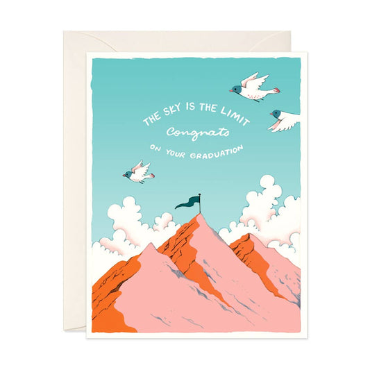 JooJoo Paper - Sky is the Limit Graduation Card - Agricola Street Books