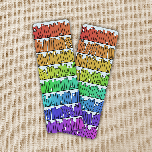 Wildly Enough - Rainbow Bookshelf Bookmark