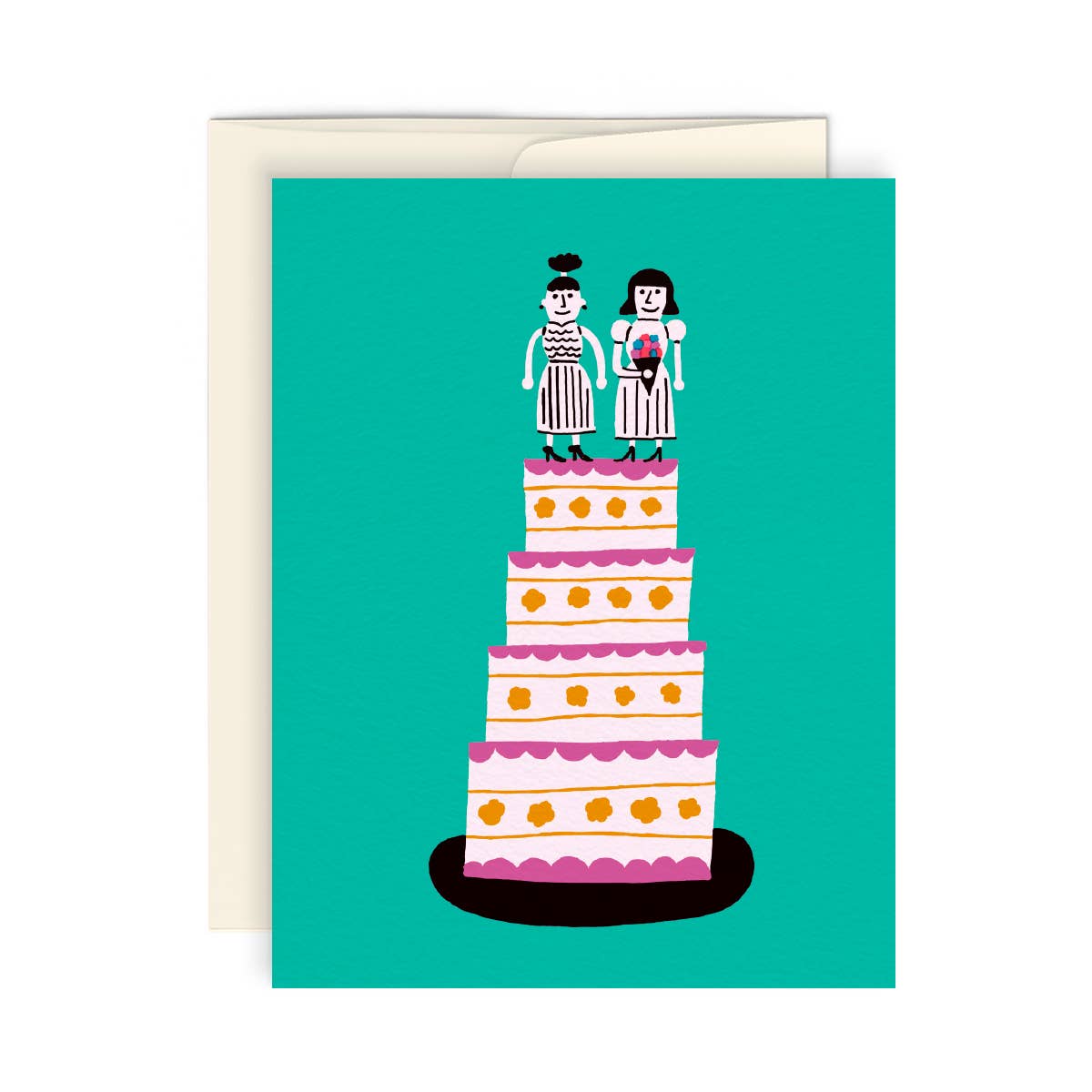 Paperole - WOMEN WEDDING — Greeting card - Agricola Street Books