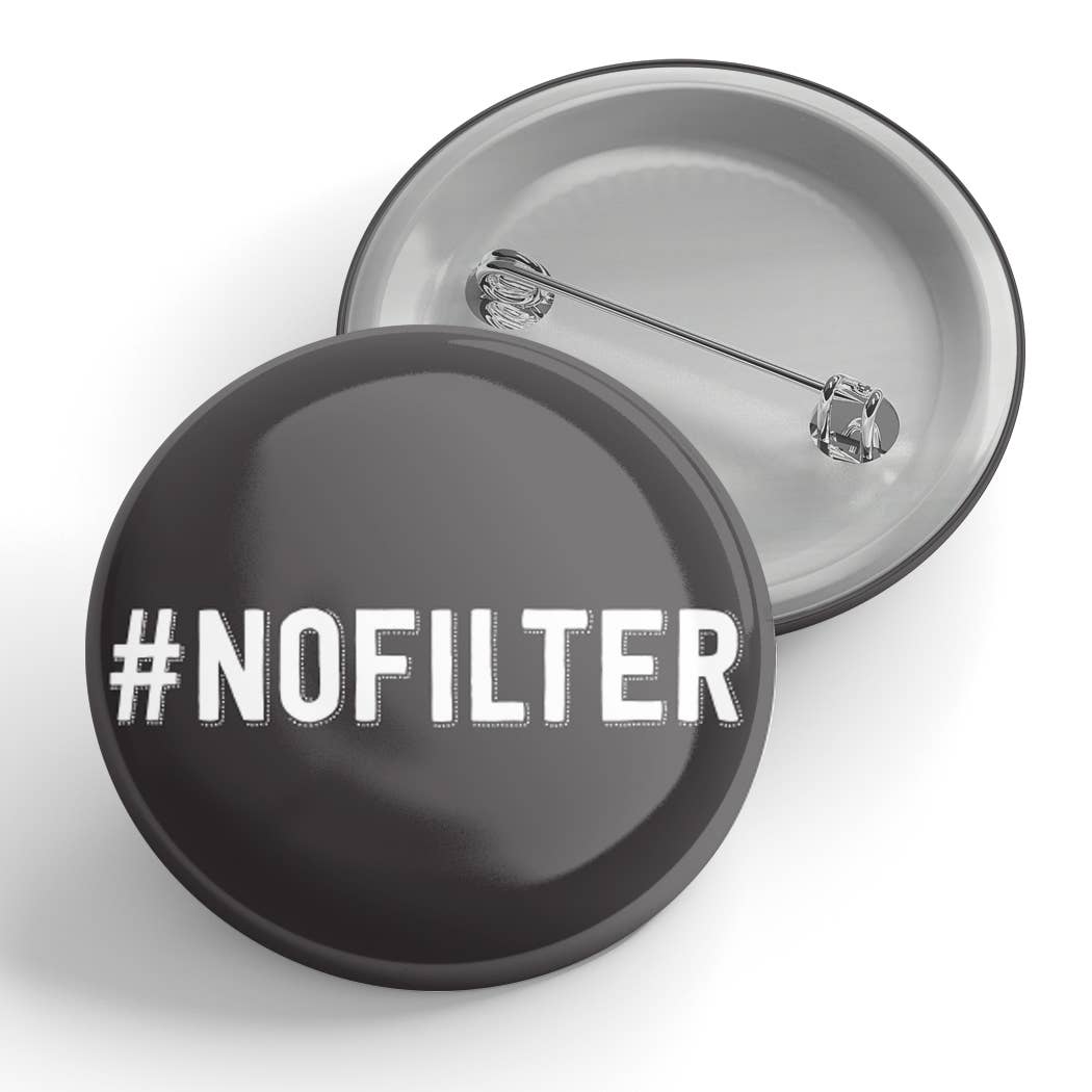 Black River Letterpress & Paper Co. - #No Filter  Button