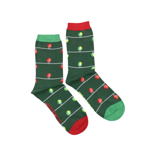 Friday Sock Co. - Women's Socks | Ugly Christmas String Lights | Mismatched: Women’s 5 – 10