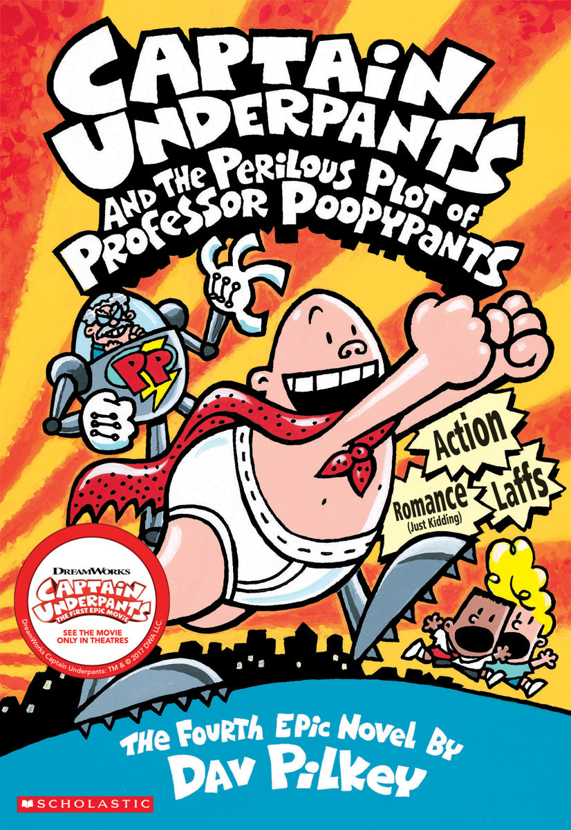 Captain Underpants and the Perilous Plot of Professor Poopypants (Captain Underpants #4) - Agricola Street Books