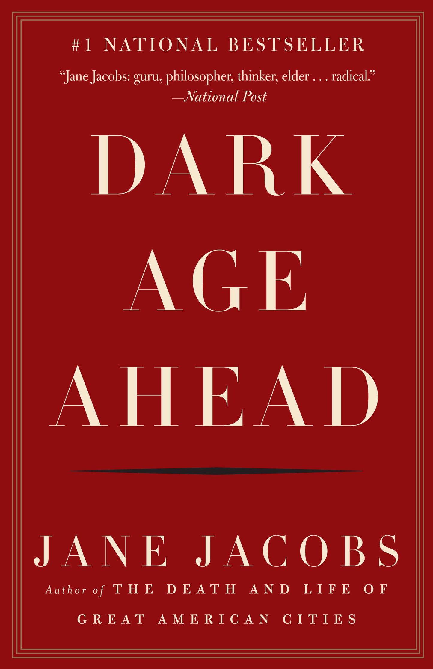 Dark Age Ahead - Agricola Street Books