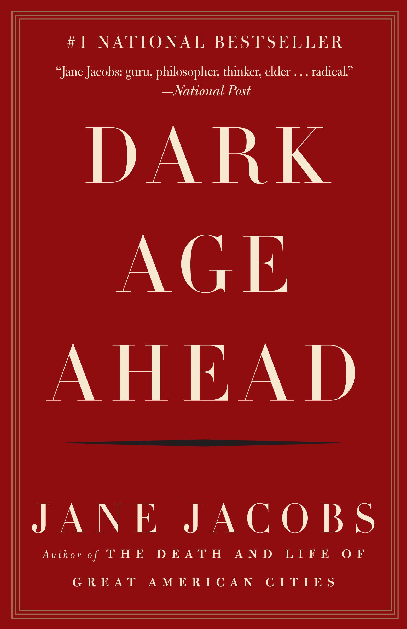 Dark Age Ahead - Agricola Street Books