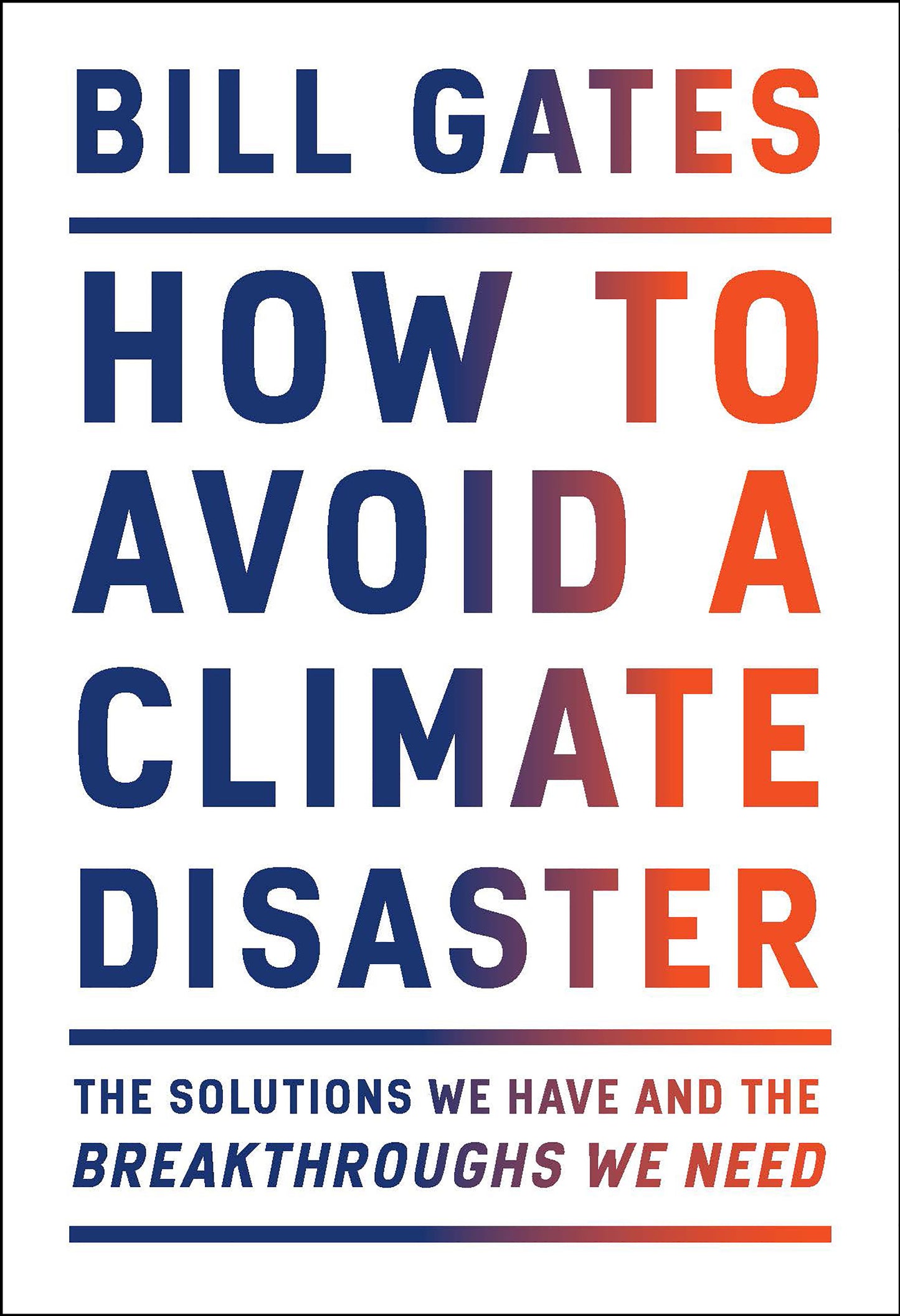How to Avoid a Climate Disaster - Agricola Street Books