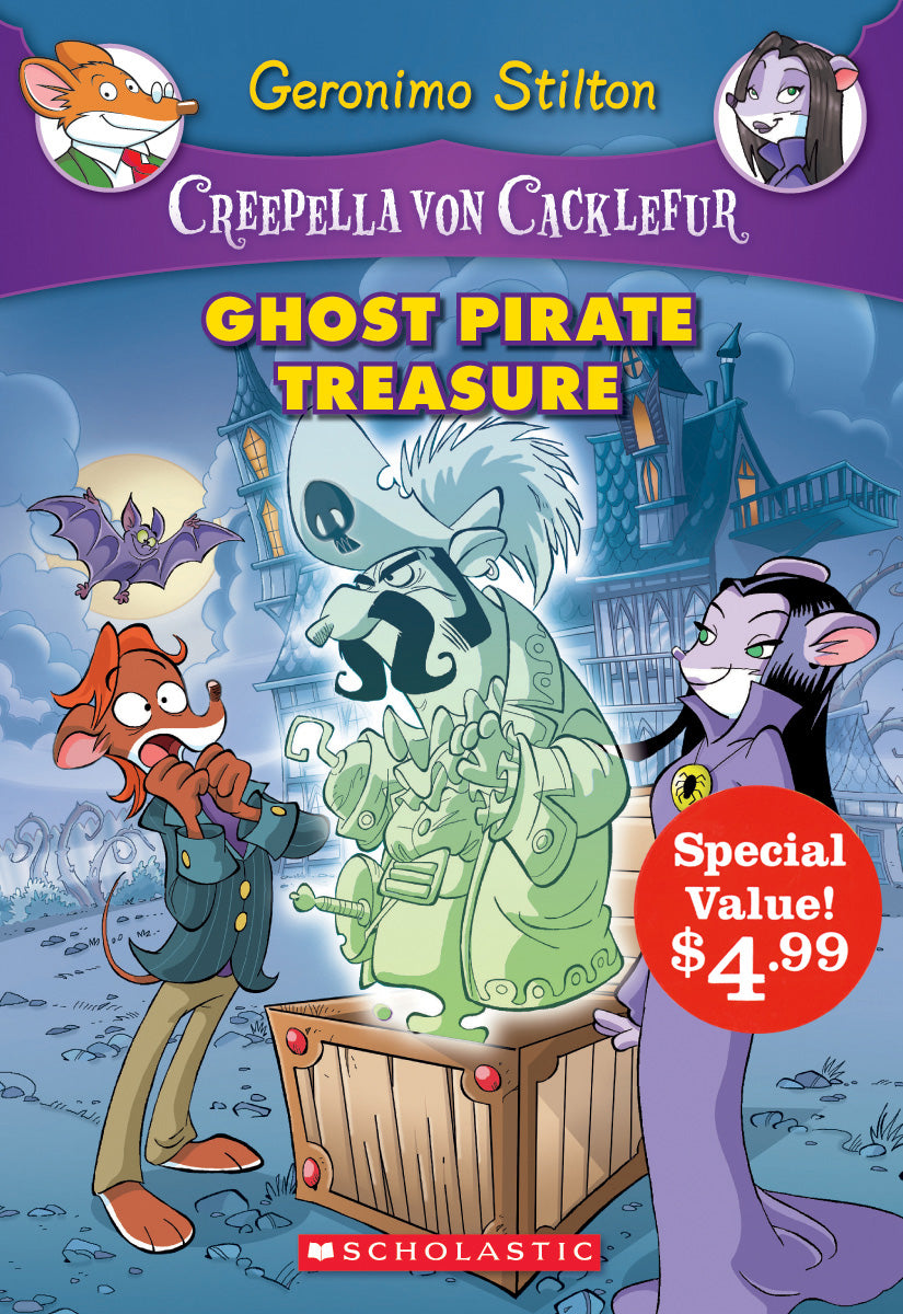 Creepella von Cacklefur #3: Ghost Pirate Treasure (Special Value) - Agricola Street Books