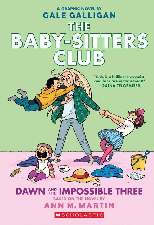 Dawn and the Impossible Three: A Graphic Novel (The Baby-sitters Club #5)