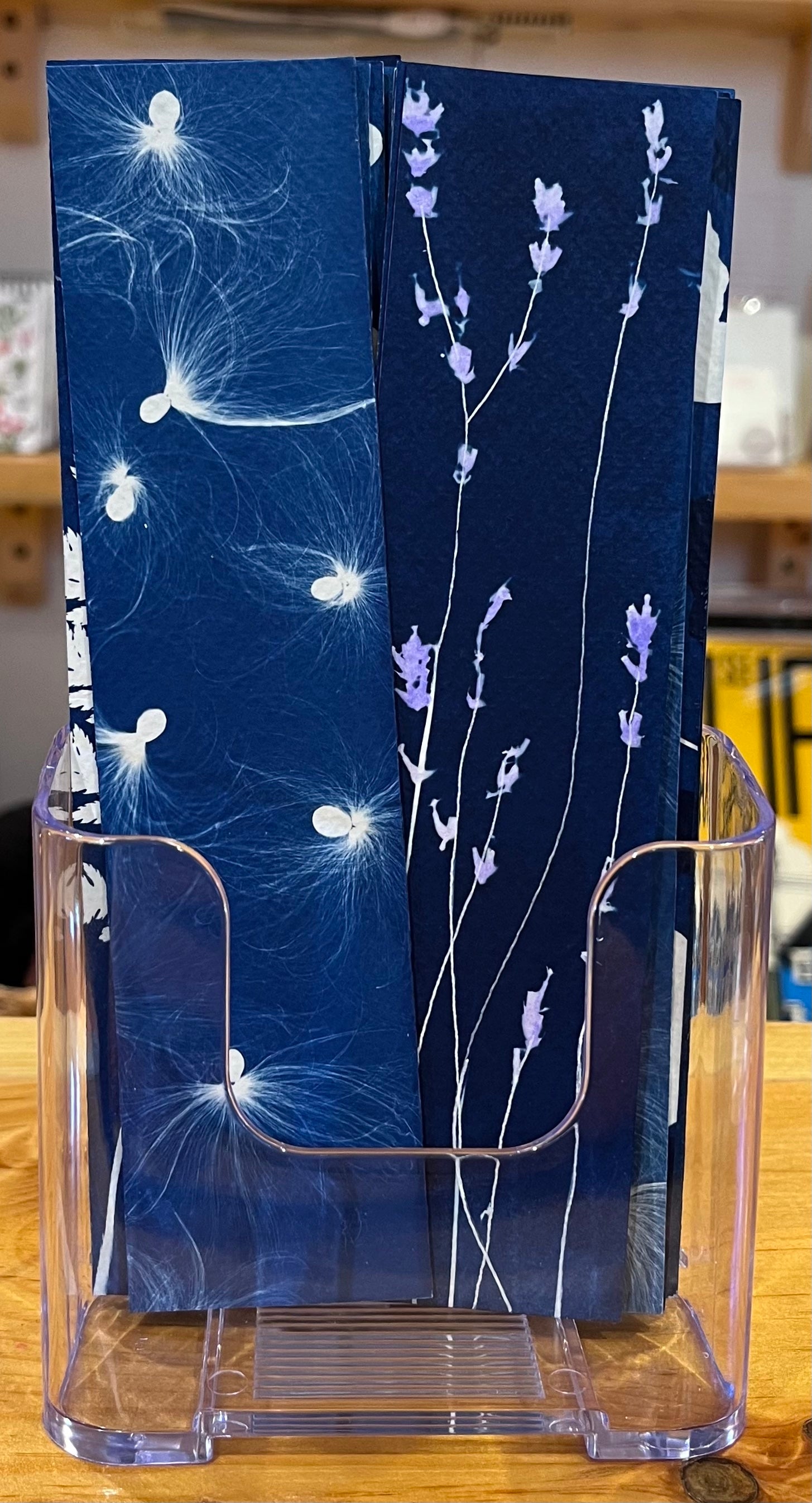 Cyanotype Bookmarks - Agricola Street Books